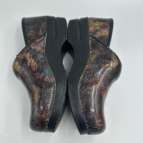 Dansko Professional Petrol Patent Clogs Iridescent Women’s Size 38 US 7.5-8 - Picture 3 of 10